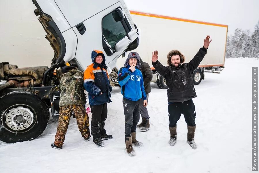 Работа север фото Работа как подвиг. Пообщался с водителями на зимнике - "Путешествия" на DRIVE2