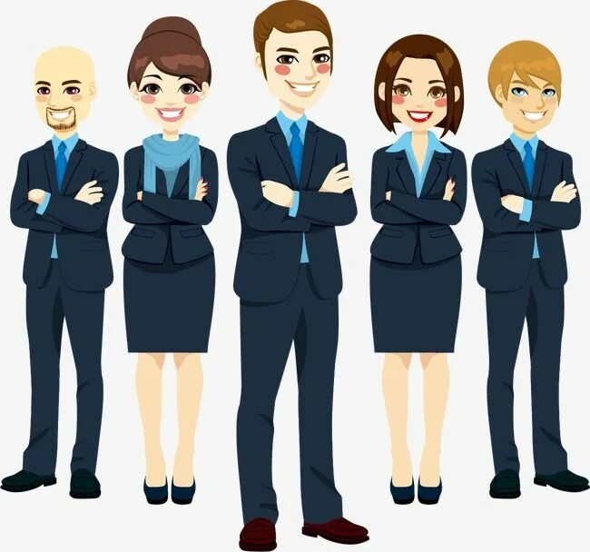 Работник картинка рисунок Workplace Characters PNG Image, Business Workplace Characters Vector Material Fr