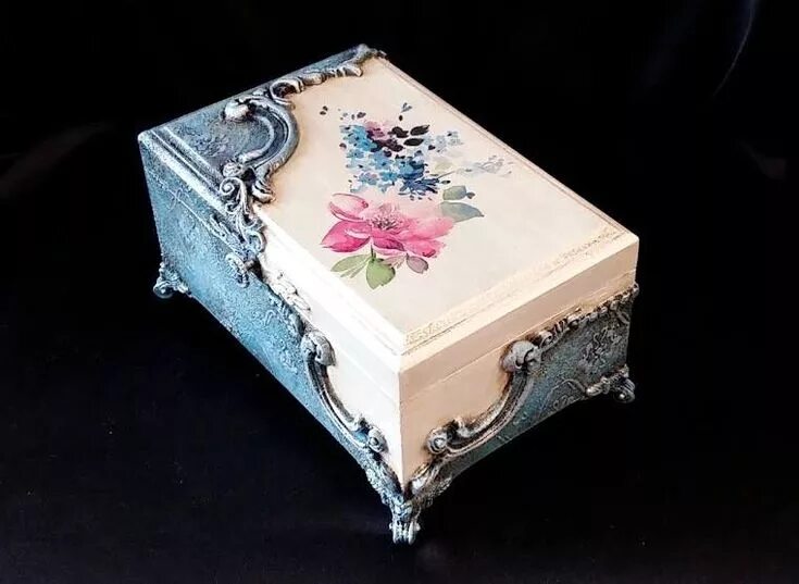 Работы декупаж фото Pin by марина лыско on декупаж Decoupage box, Jewelry box diy, Decoupage wood