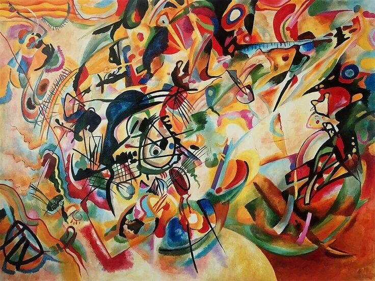 Работы кандинского фото Pin de Izabella Lopes en Obras favoritas Wassily kandinsky, Kandinsky, Pintura a