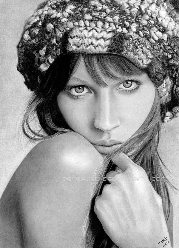 Работы карандашом фото Incredible realistic portrait pencil drawings by Bereaved - Ego - AlterEgo Beaut