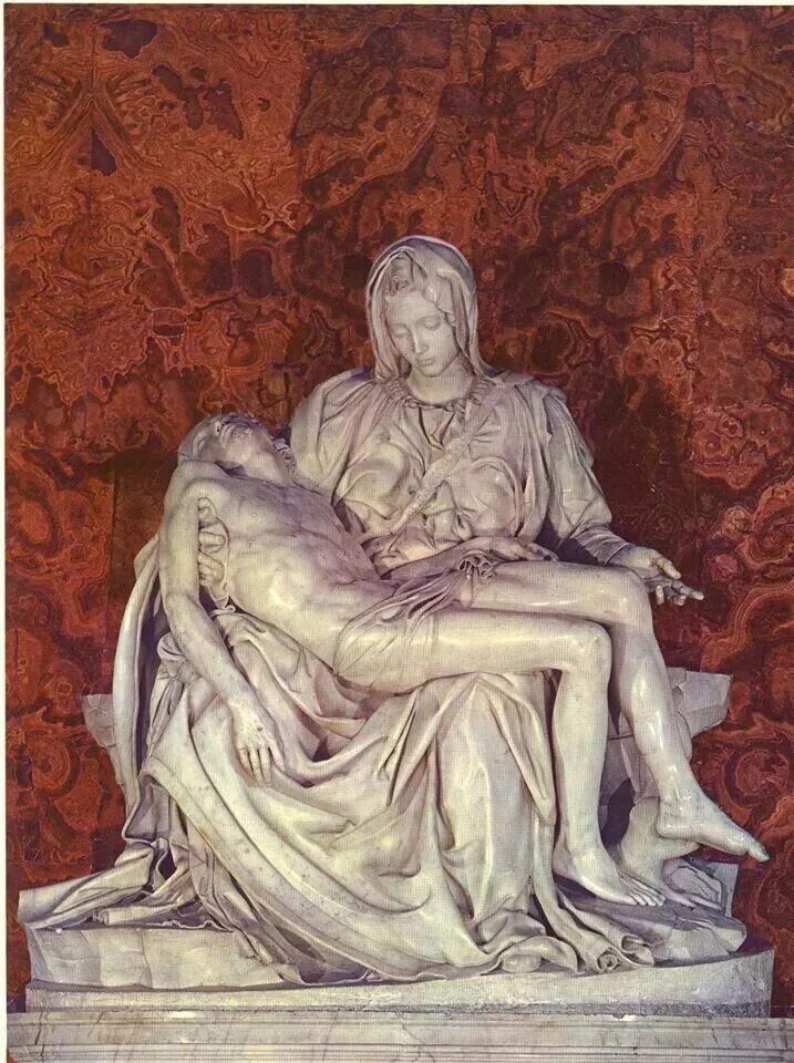 Работы микеланджело буонарроти с названиями фото Michelangelo's Pietà Sculpture