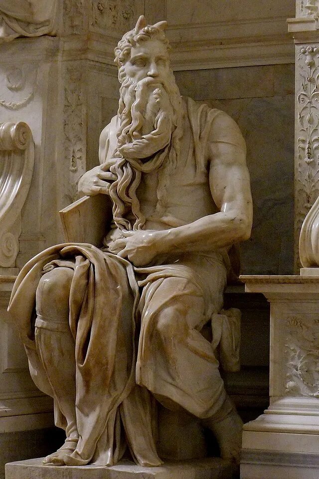 Работы микеланджело фото Файл:'Moses' by Michelangelo JBU140.jpg - Википедия