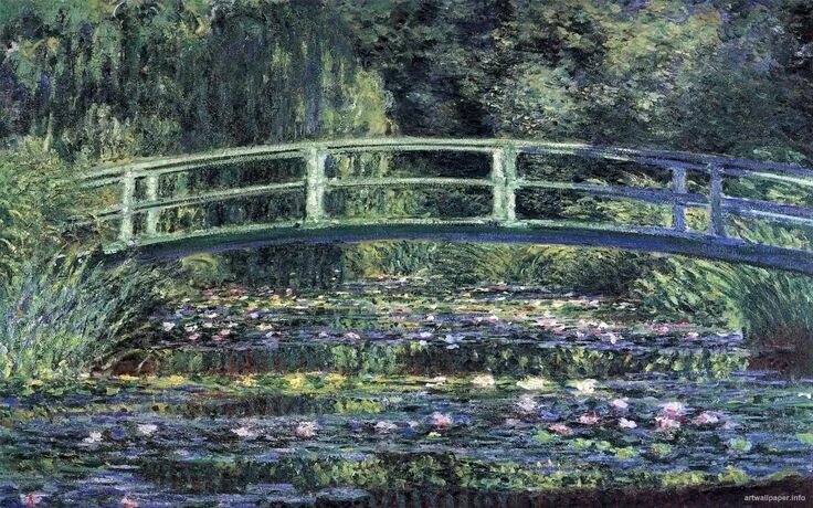 Работы моне фото с названиями Nenúfares de monet, Pinturas de monet, Impressionismo