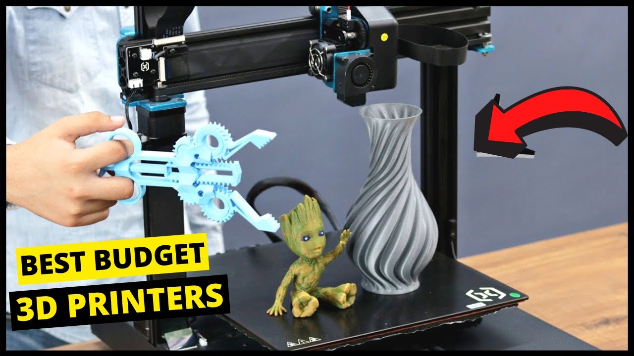 Работы на 3д принтере фото Top 3 Best Budget 3D Printers Under $500 in 2024 (Buying Guide & Review) - YouTu