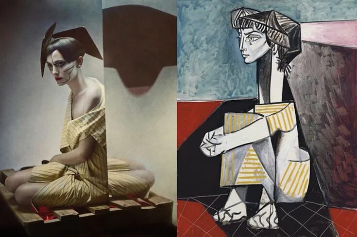 Работы пикассо фото 8 Hallucinatory Photographs Inspired By Picasso Paintings Picasso paintings, Pai