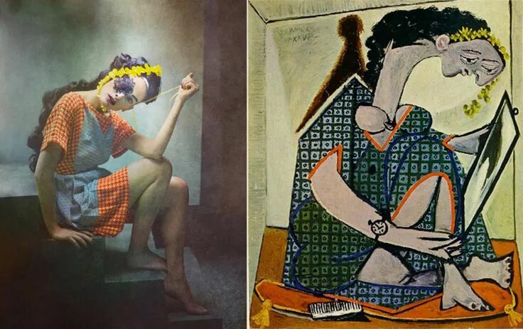 Работы пикассо фото 8 Hallucinatory Photographs Inspired By Picasso Paintings Picasso paintings, Pai