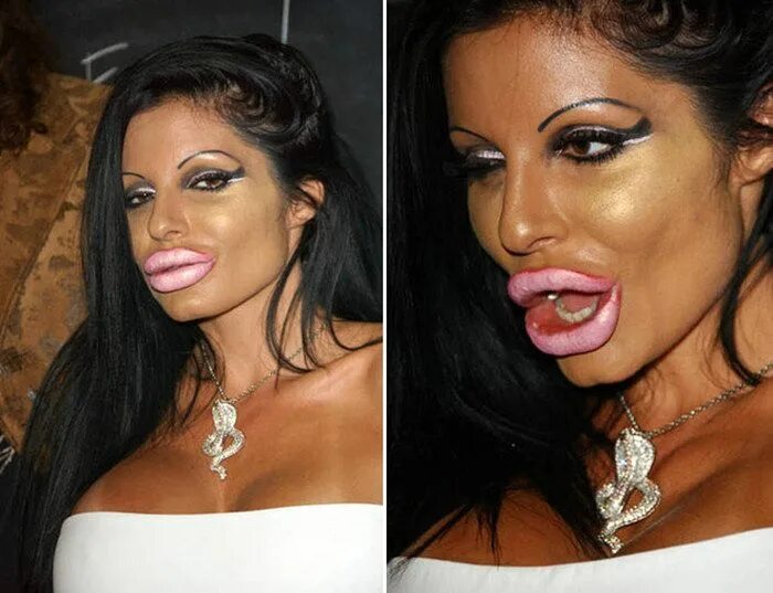 Работы пластических хирургов фото Plastic Surgery Gone Wrong (17 pics) Makeup fails, Plastic surgery gone wrong, P