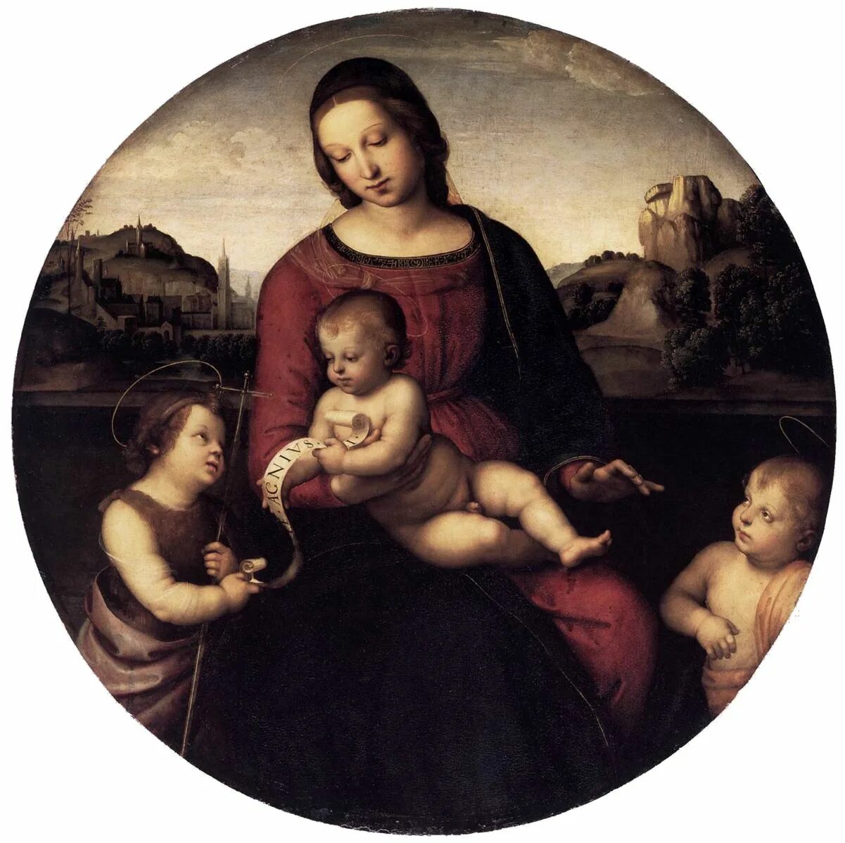 Работы рафаэля фото Файл:Raffaello, madonna terranuova, 1504-05.jpg - Википедия