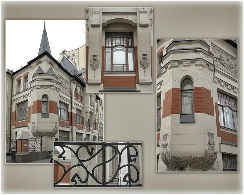 Работы шехтеля фото Фёдор Шехтель House styles, Mansions, Art nouveau