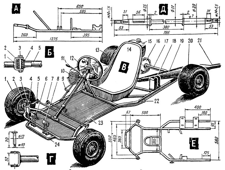 Работы своими руками схемы Pin on go carts