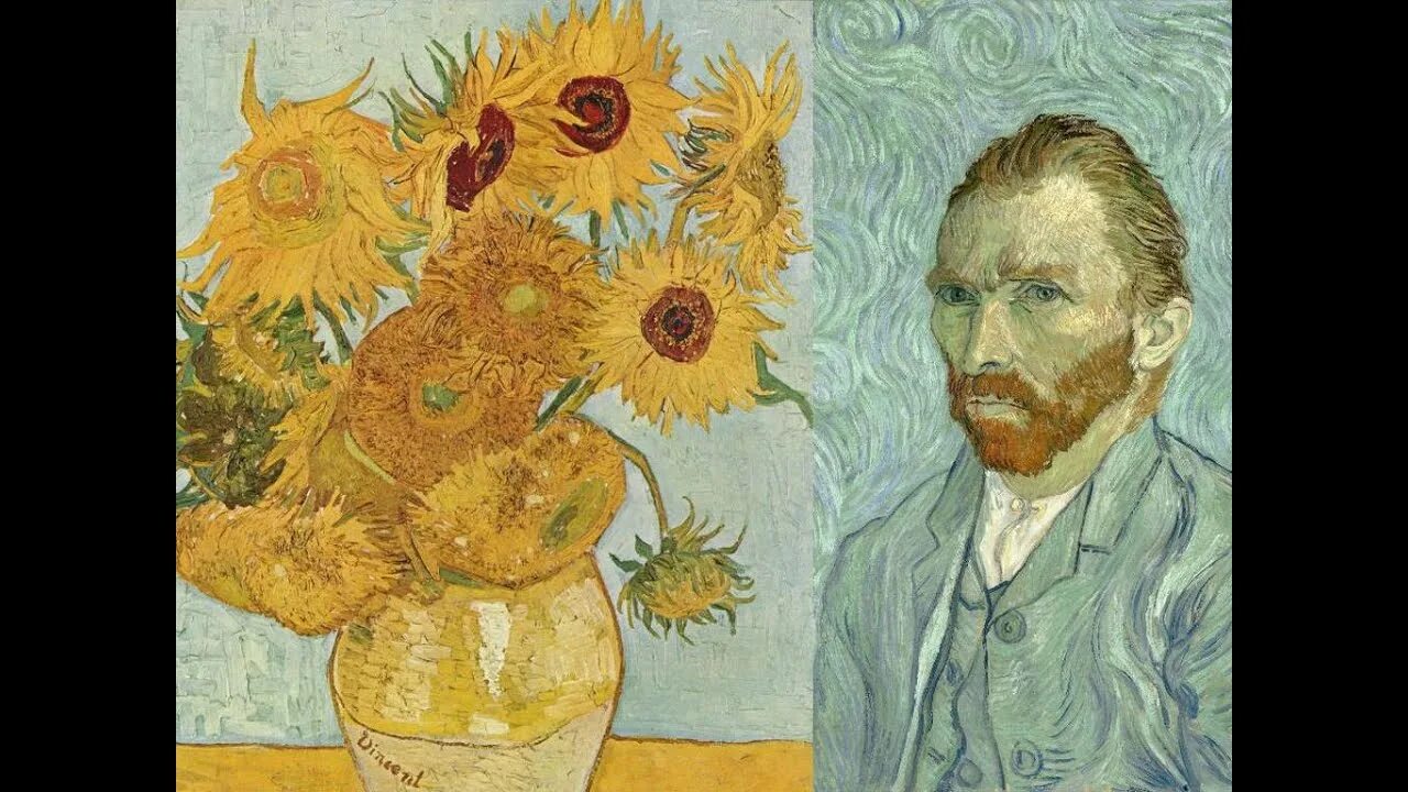 Работы ван гога с названиями и фото Joel pinta el famoso lienzo de Van Gogh "Los girasoles" - YouTube