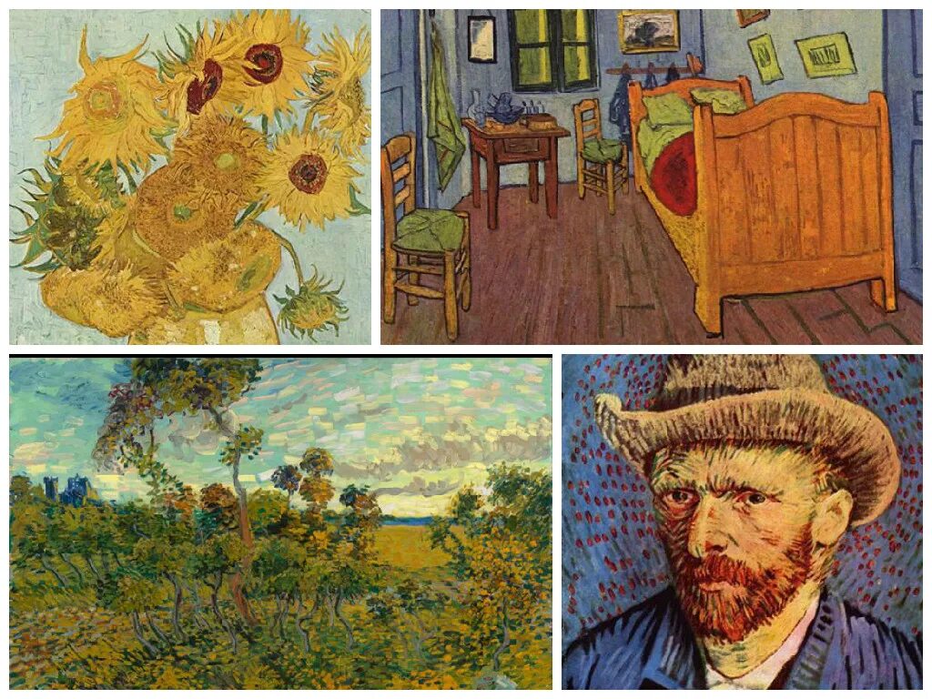 Работы ван гога с названиями и фото Los cuadros más famosos de Vincent Van Gogh