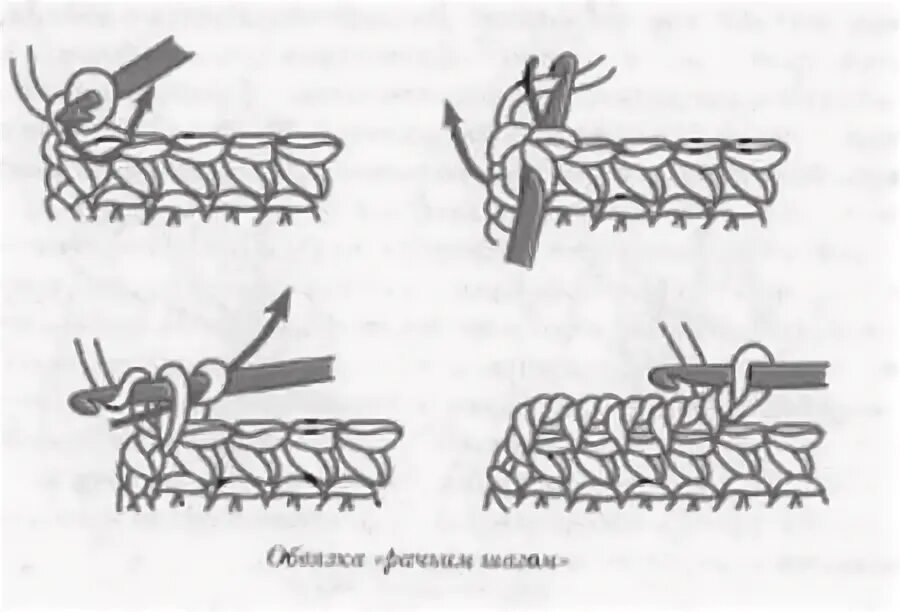 Рачий шаг крючком схема для начинающих Описание рачьего шага крючком: найдено 90 изображений