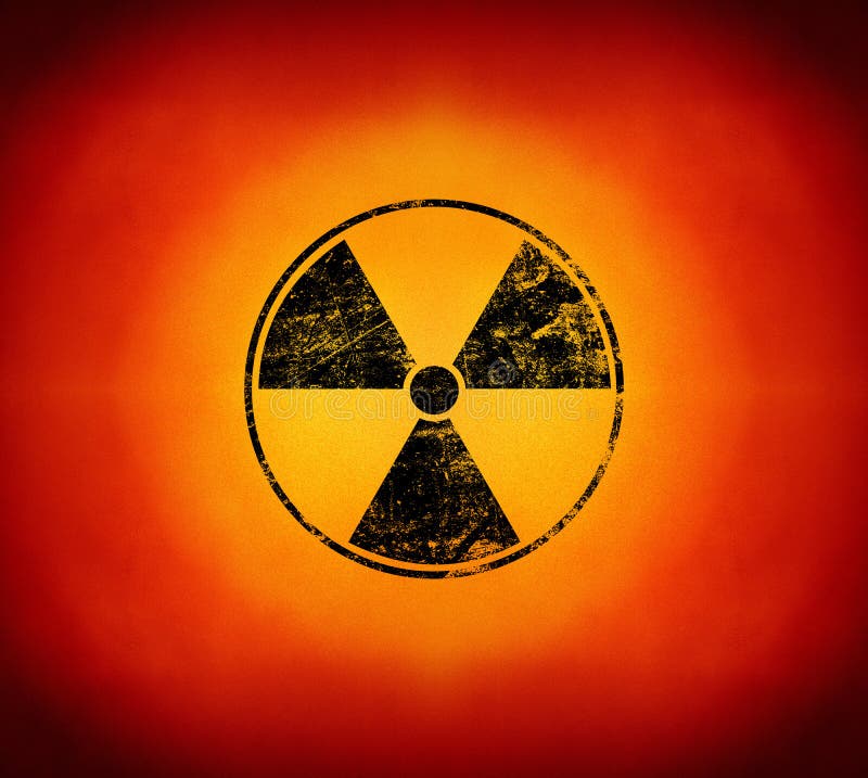 Радиационный знак фото Black Radioactive Sign Over Yellow Background Stock Image - Image of alert, haza