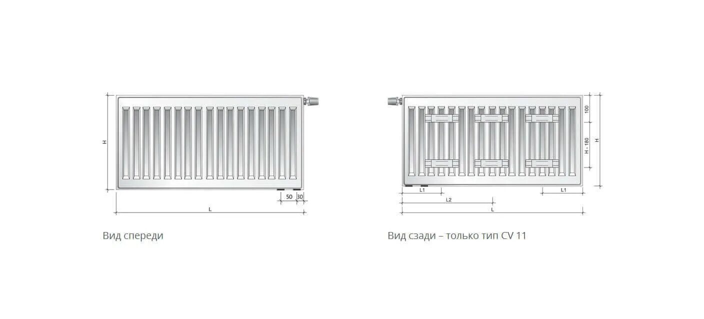 Радиатор 11 400 1400 с левым подключением Purmo Ventil Compact CV11 400x2600 стальной панельный радиатор с нижним подключе