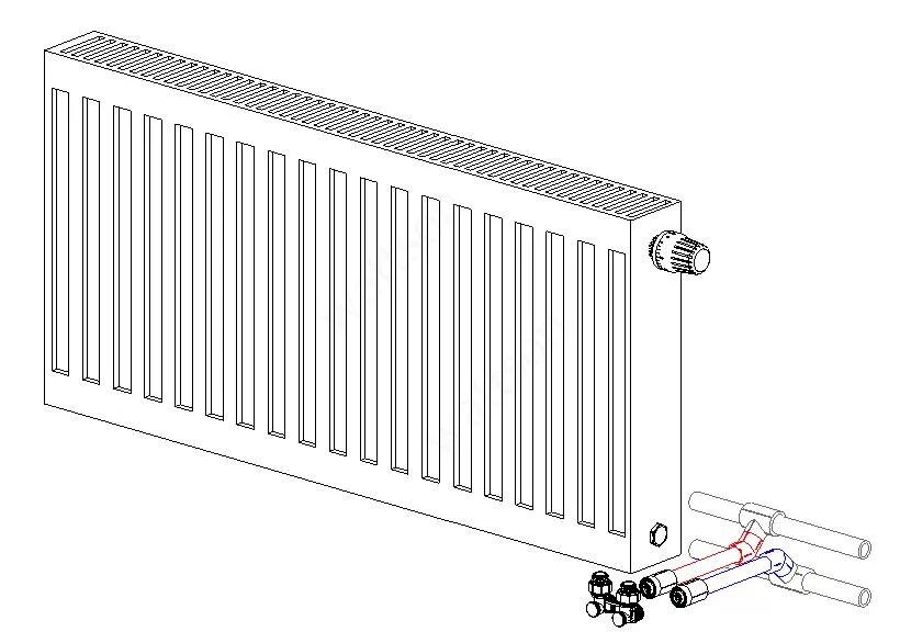 Радиатор будерус боковое подключение как подключить ПБ. Радиатор панельный с обвязкой, купить, цена, отзывы, фото