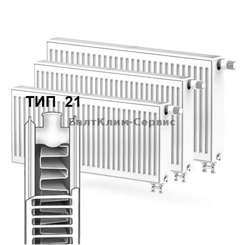 Радиатор висман подключение Радиатор Viessmann тип 21 (76х500х1000)