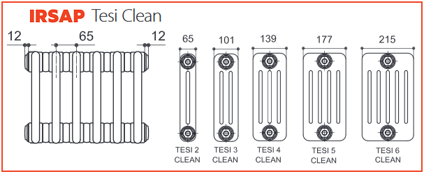 Радиаторы irsap подключение IRSAP Tesi трубчатые радиаторы и полотенцесушители IRSAP купить в Москве
