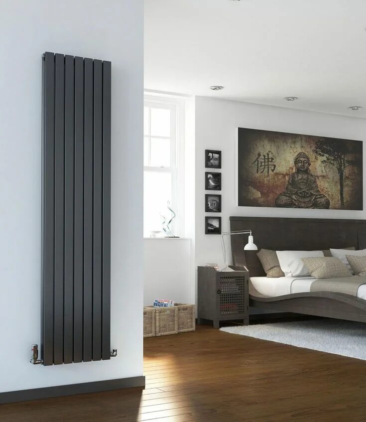 Радиаторы на стене фото Vertical-Designer-Radiator-Tall-Flat-Panel-Column-Central-Heating-Radiators Radi