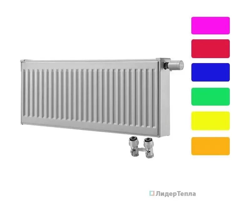 Радиаторы теплодар с нижним подключением Стальной панельный радиатор Buderus Logatrend VK-Profil 21 (300x1200 мм) купить 
