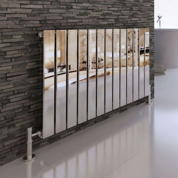 Радиаторы в стиле лофт This reflective radiator can add a touch of modern flair to any area of your hom