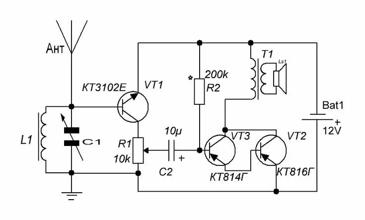 Радио схемы самоделок схемы на транзисторах для начинающих - Яндекс: нашлось 6 млн результатов Принцип