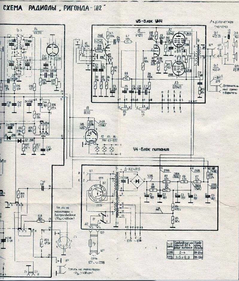 Радиола ригонда 102 схема принципиальная электрическая Публикации Lenivo - Страница 78 - SoundEX - Клуб любителей хорошего звука