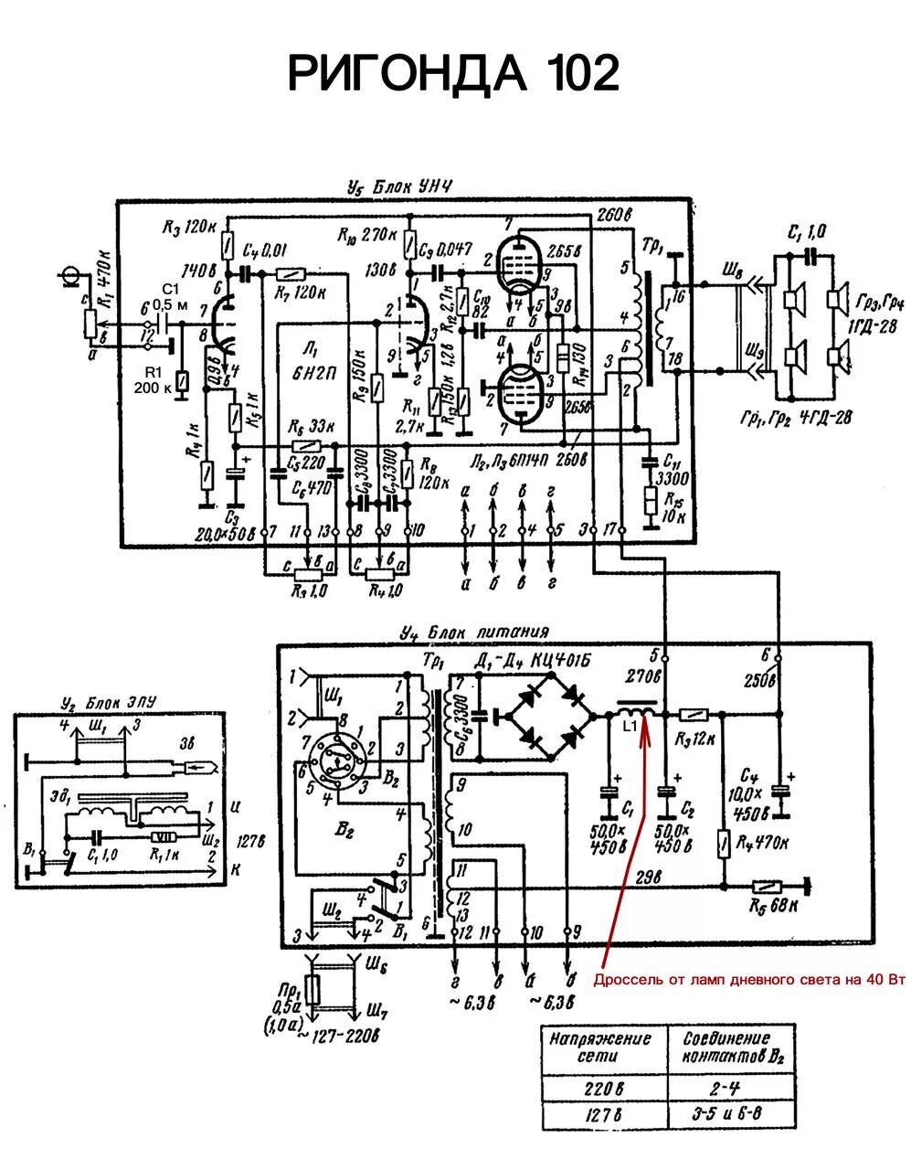 Радиола ригонда схема принципиальная электрическая Ответы Mail.ru: Схема лампового УНЧ ригонда 102