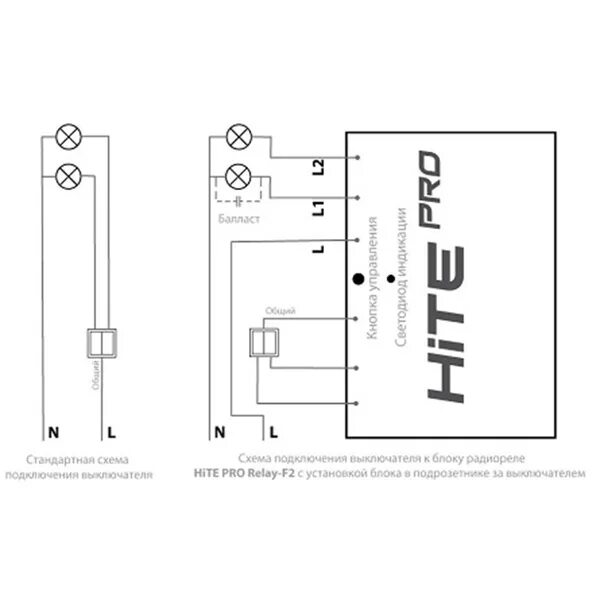 Радиовыключатель hite pro подключение блока управления Блок управления Relay-F2 - купить с доставкой по выгодным ценам в интернет-магаз
