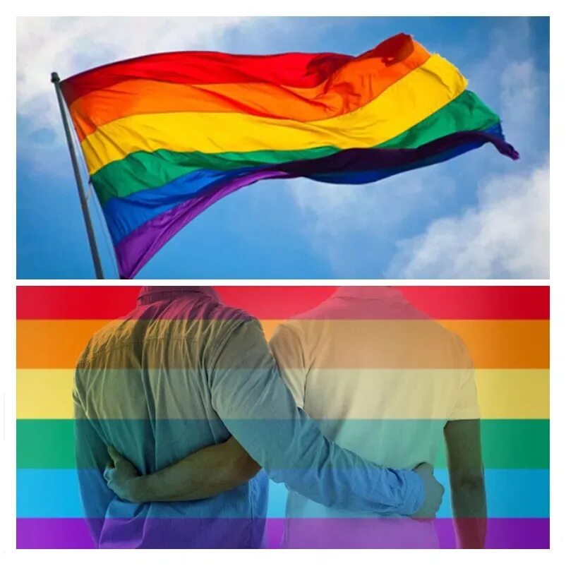 Радуга флаг лгбт фото 100pcs 3x5FT 90x150cm Rainbow Flags Lesbian Gay Parade Banners LGBT Pride Flag P