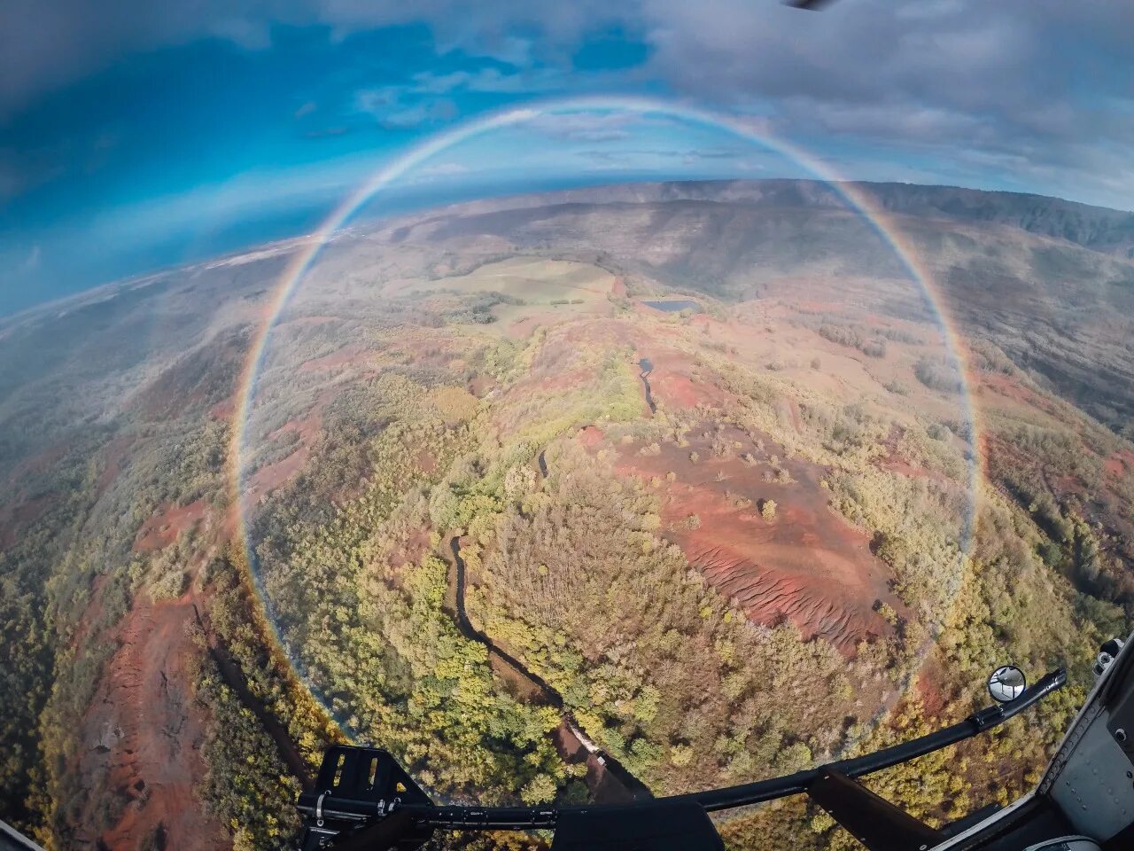 Радуга из космоса реальные фото Full Circle Rainbow From Space Flash Sales fillerpro.com