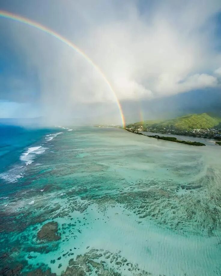 Радуга море фото Hawaii Might Just Have The Best Rainbows On The Planet HuffPost Life Nature pict