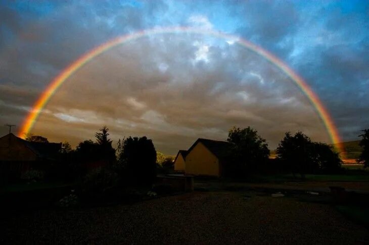 Радуга ночью фото 30 Beautiful Rainbow Pictures