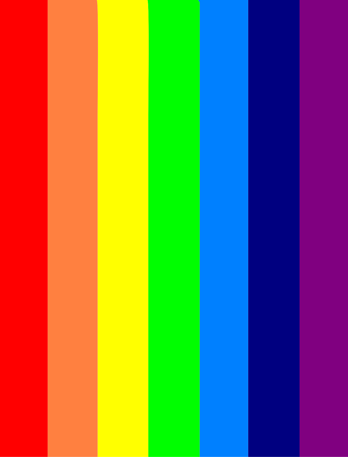 Радуга порядок цветов фото File:Seven-colors (rainbow) vector.svg - Wikimedia Commons