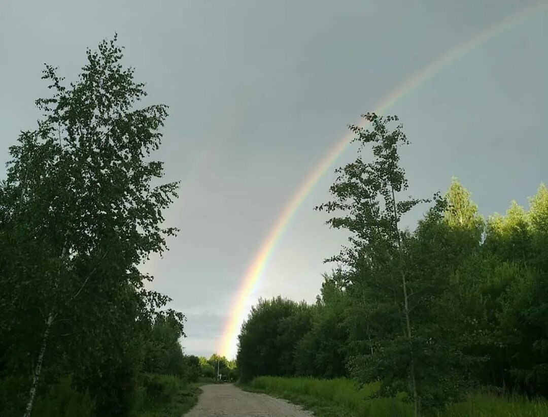 Радуга в небе после дождя фото После дождя: туляки делятся фотографиями радуги Тульская Пресса