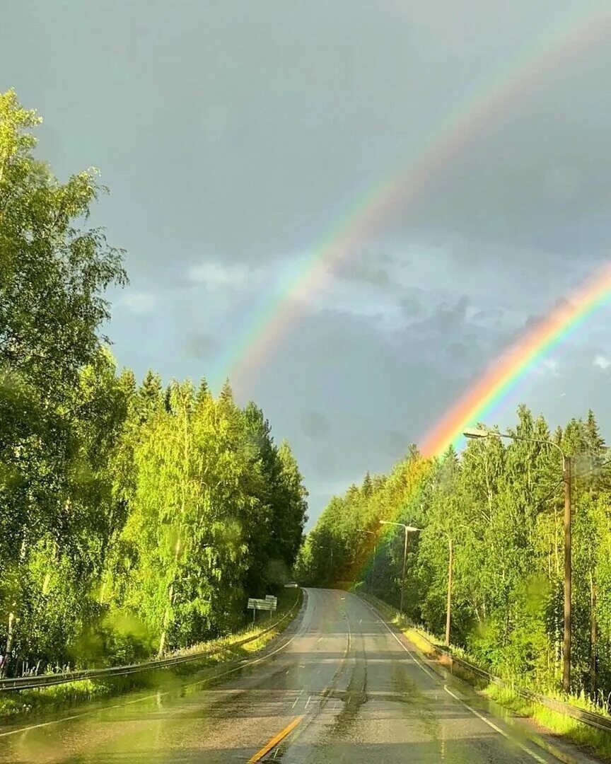 Радуга в небе после дождя фото Радуга после дождя.... в 2023 г Пейзажи, Планеты, Природа