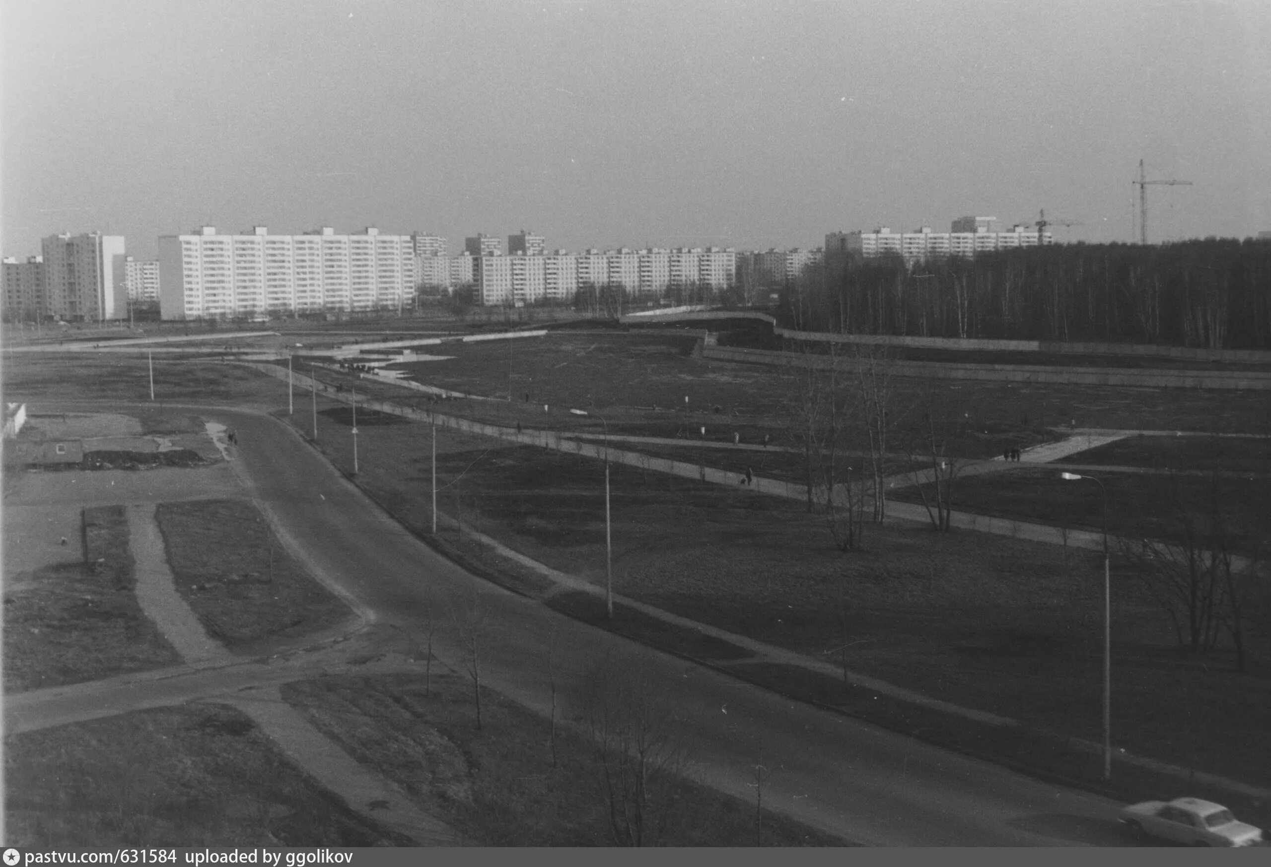 Радуга вешняковская ул 16 фото Вид на парк "Радуга" и на Вешняковскую улицу - Retro photos