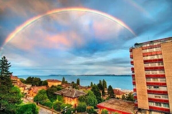 Радужная 12 фото Switzerland Rainbow photography, Beautiful rainbow, Rainbow sky