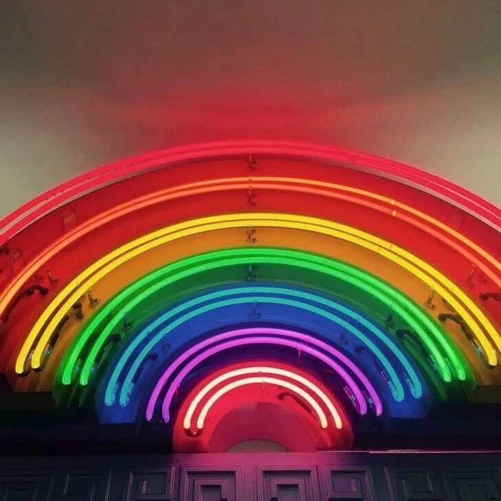 Радужная 9 фото Pin on Rainbow love Rainbow aesthetic, Neon rainbow, Neon