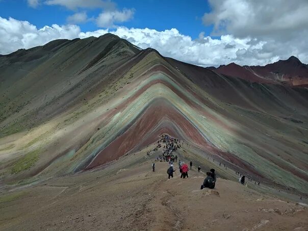 Радужная гора в перу фото Перу. Куско. Виникунка, радужные горы. 2020 Пробитый турист ВКонтакте