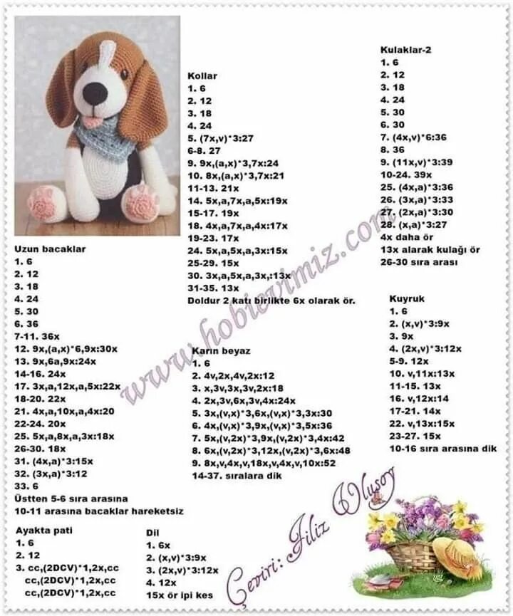 Радужная собачка крючком со схемами Pin on amigurimi Octopus crochet pattern, Crochet dog patterns, Crochet bunny pa