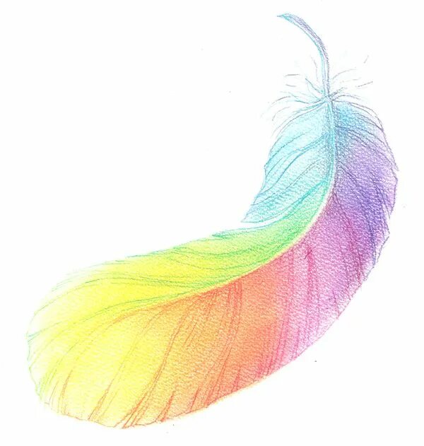 Радужные перья фото Rainbow, Feather, Body art