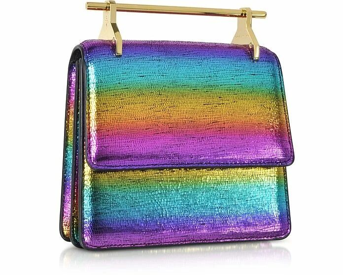 Радужные сумочки M2Malletier Mini Collectionneuse Metallic Rainbow Clutch Bag Clutch bag, Bags, E