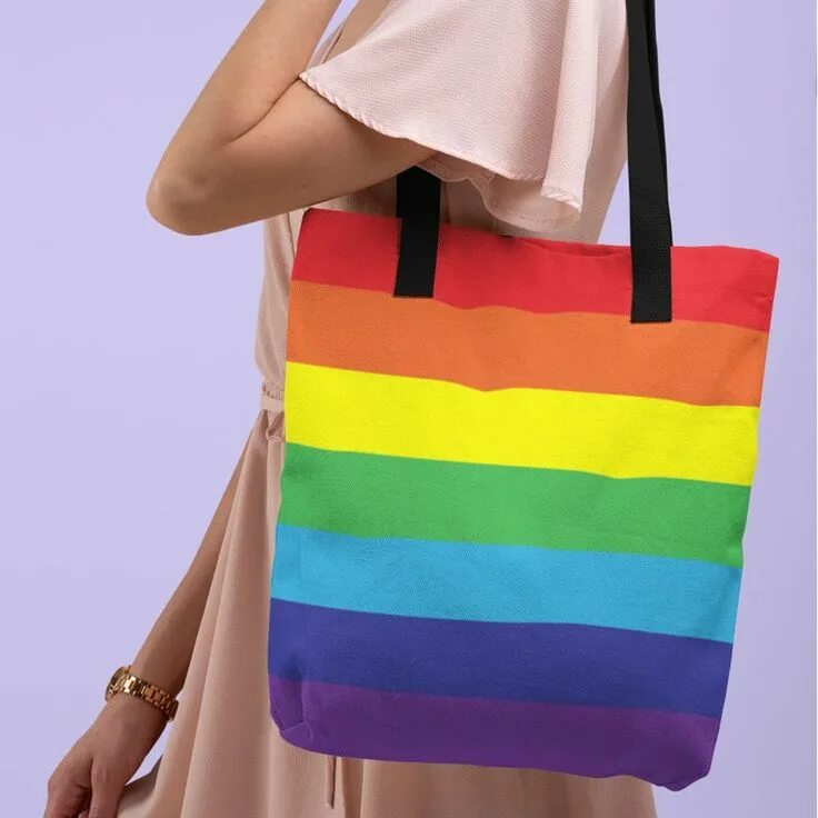 Радужные сумочки Rainbow Tote Bag Rainbow Pride Bag Rainbow Flag Shopping Etsy Tote bag, Bags, Ra