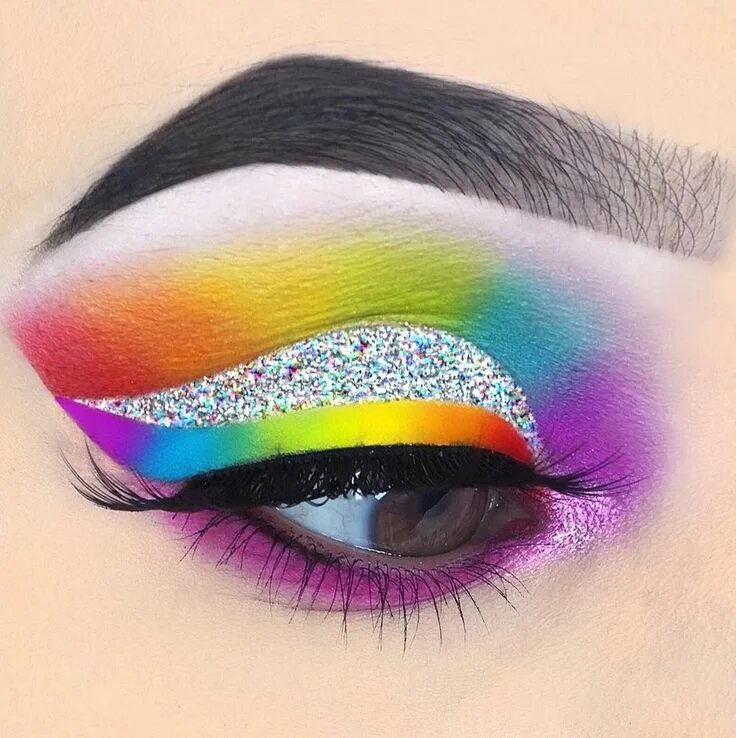 Радужный макияж фото Party Makeup Inspiration from Colour Visionary