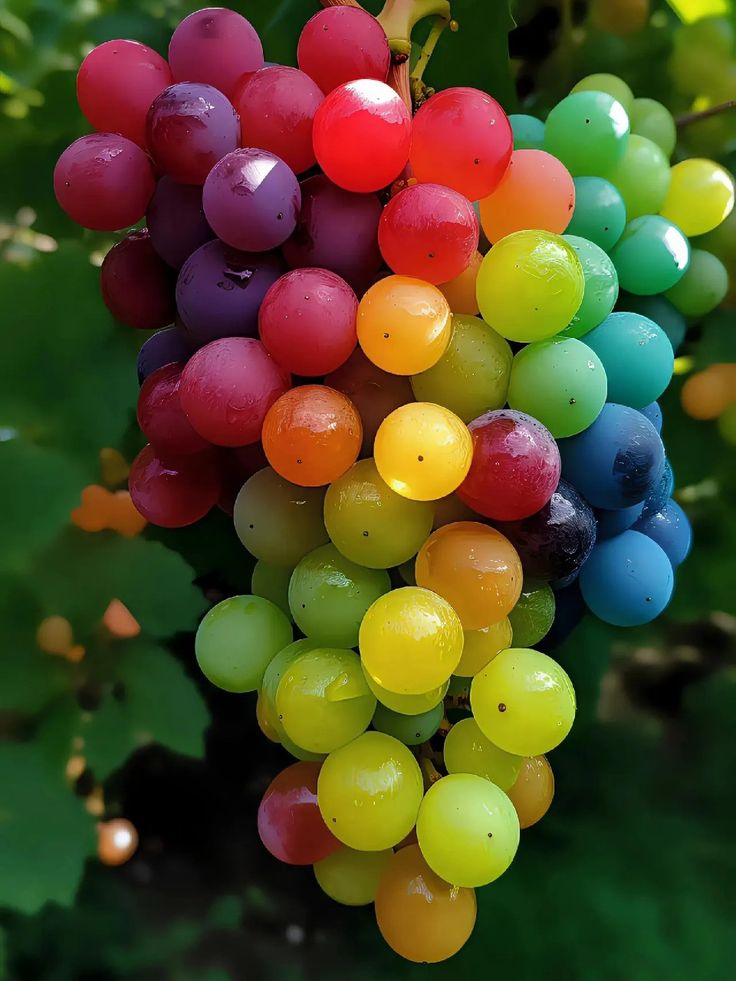 Радужный виноград фото Pin by MohammedAlSharif on (طبيعة) Nature in 2023 Grape wallpaper, Rainbow grape