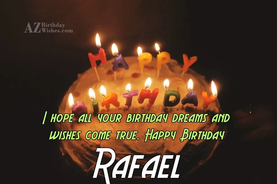 Рафаэль с днем рождения картинки прикольные Happy Birthday Rafael - AZBirthdayWishes.com