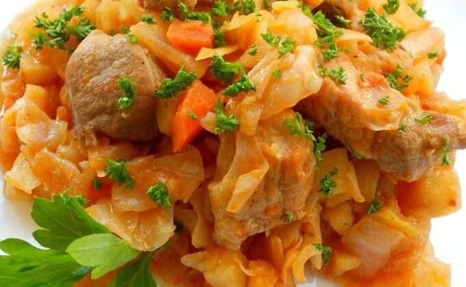 Рагу с капустой рецепт с фото Мясное рагу с капустой в мультиварке. Готовим дома вкусное мясное рагу с капусто