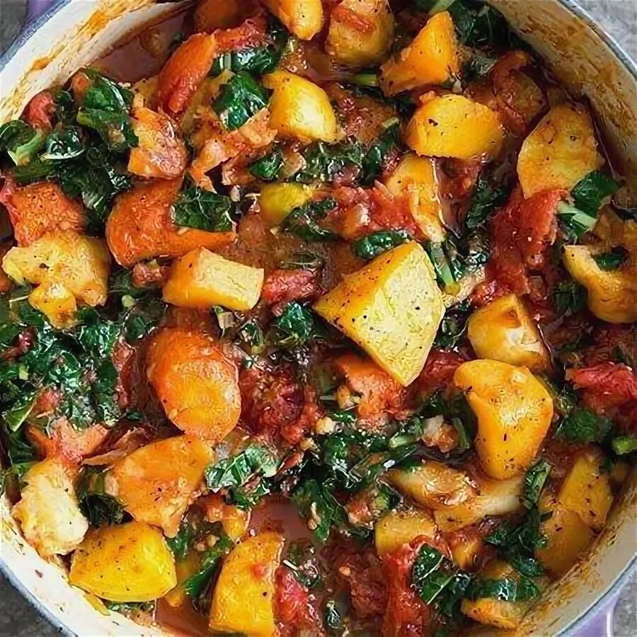 Рагу с картошкой пошагово с фото Eat Seasonally: 22 Kale Recipes Roasted root vegetables, Roasted root veggies, K